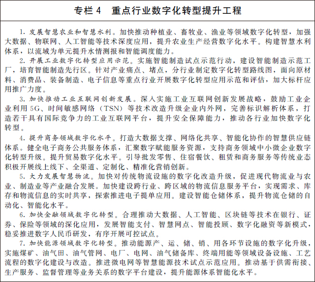 國務(wù)院關(guān)于印發(fā)“十四五”數字經(jīng)濟發(fā)展規劃的通知(圖5)